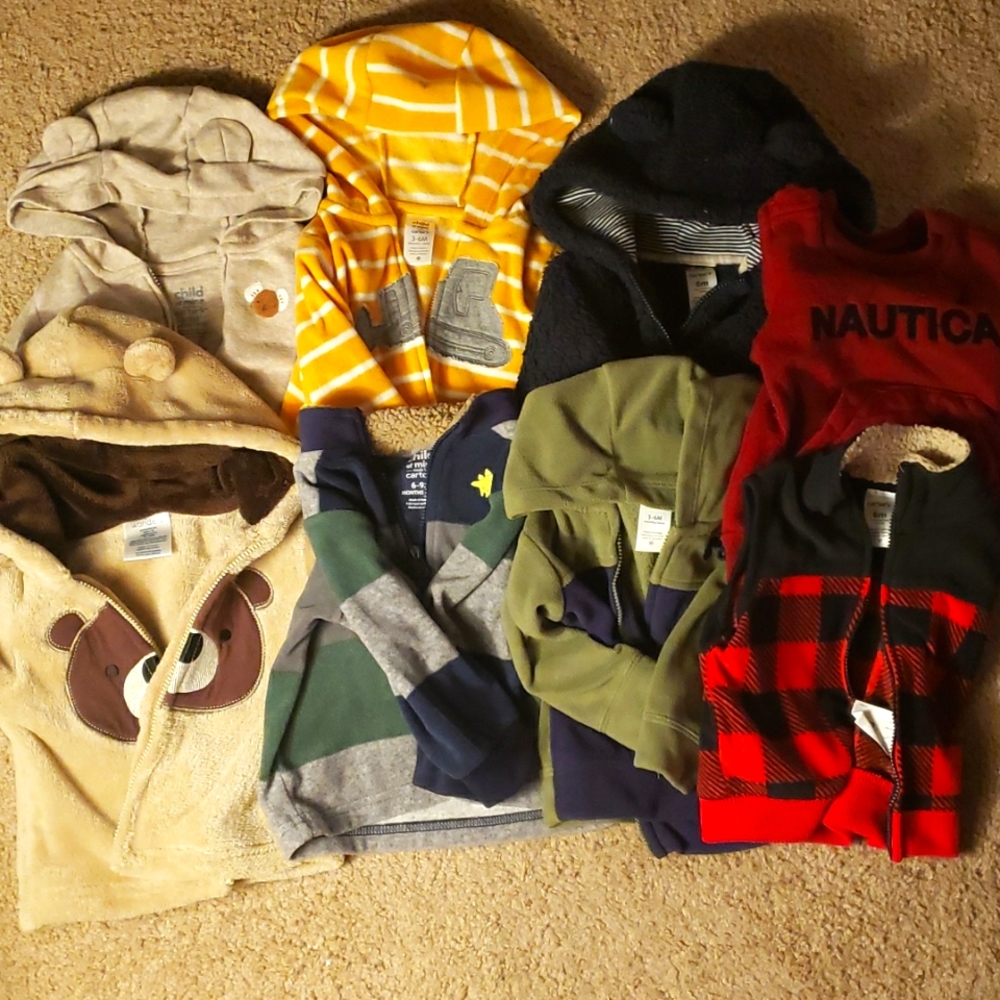 Baby jackets 3-6 to 6-9 mo.
